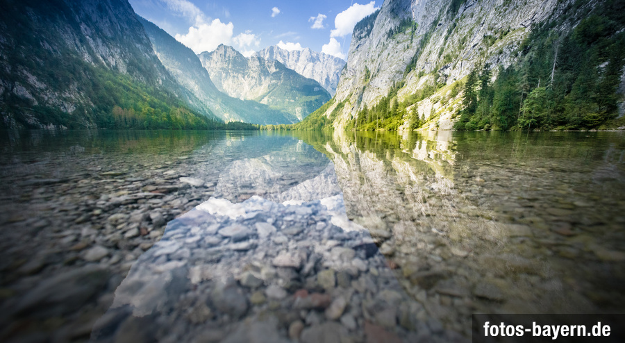 Obersee: glasklares Wasser